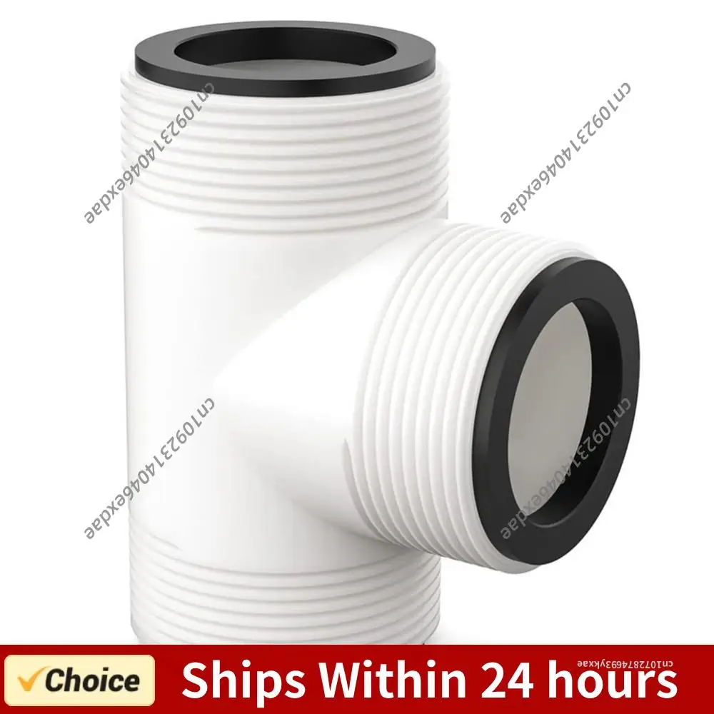 Pool Hose T Splitter Controlling Flow Swimming Pump Hose Adapter Above Ground Pool Hose Connector for 1.5 Inch Pool Pump Hose