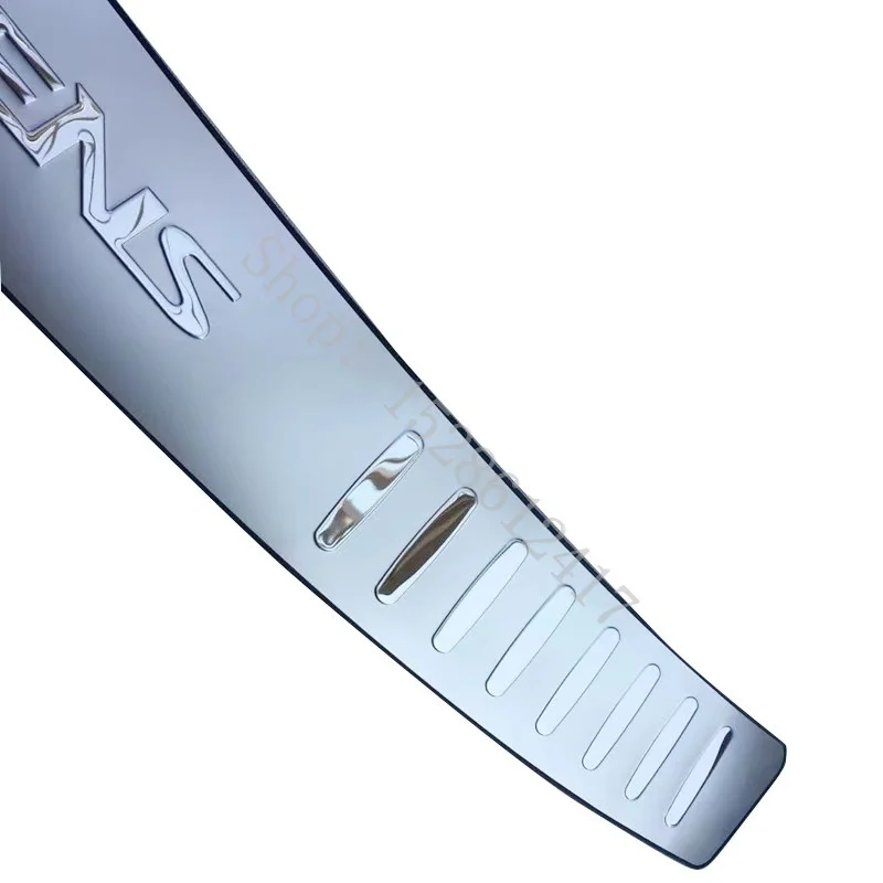 for kia carens 2007 2008 2009 ~2019 Car-Styling Stainless Steel car External Rear Bumper Protector Sill plate accessories