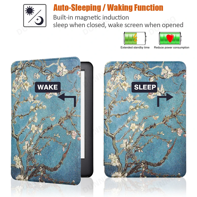 Funda protectora para Kindle Paperwhite, carcasa abatible para E-book, todo nuevo, 10th, 2019, 11th, 2022