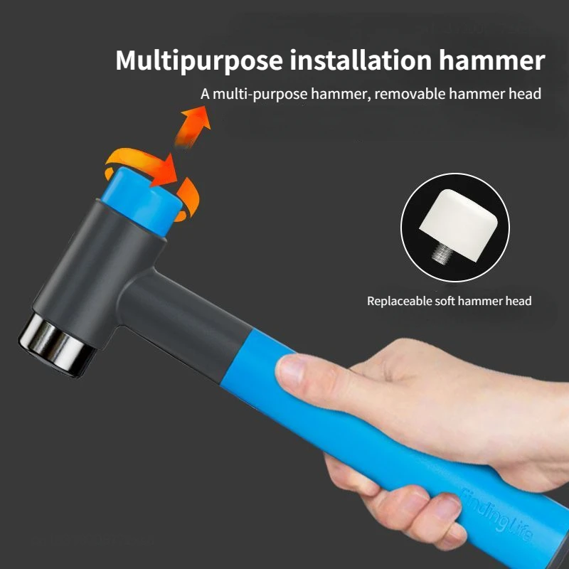 Xiaomi FINDER Mini Rubber Hammer Double-sided Household Installation Nail Hammer Multifunctional Repair Woodwork Hand Tools New