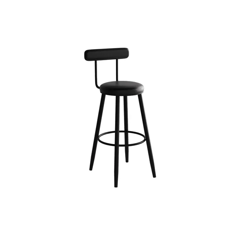 Luxury Nordic Bar Stool Modern Kitchen Metal Home Plastic Bar Chairs Modern Office Modern Bar Stools Furniture Decoration