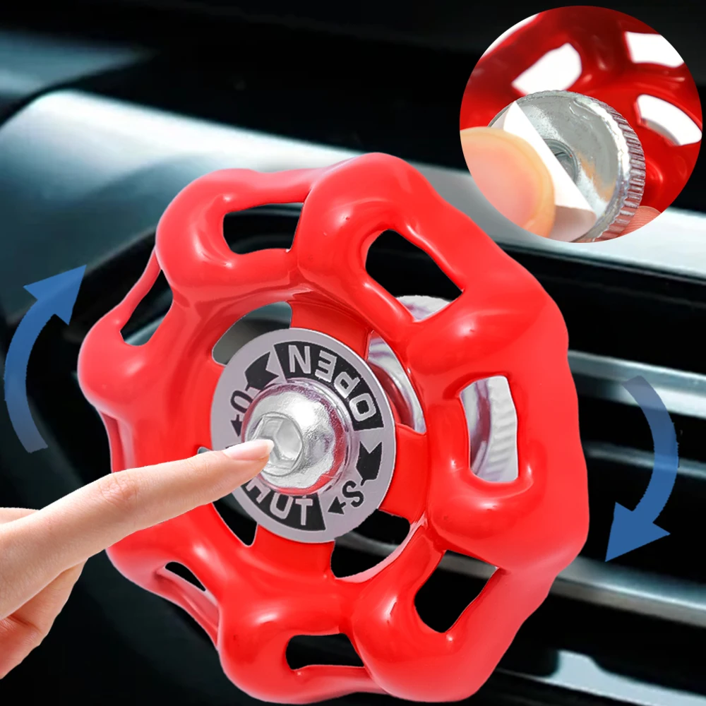 Car Central Control Knobs 3D Water Valve Car Start Stop Button Cover Creative Auto Decoration Automotive Interior Accessories