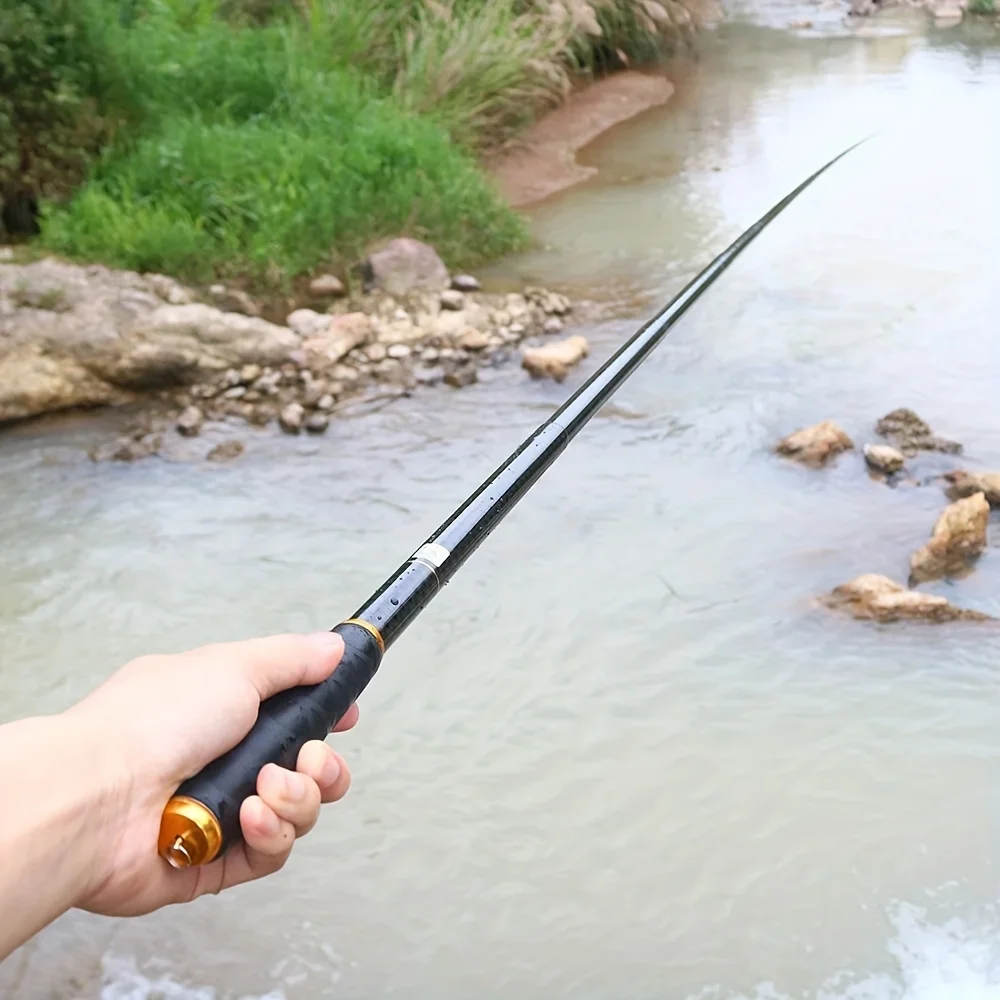 BAKAWA Ultraleichte Carbon-Angelruten 1,8M-7,2M Tragbare Teleskop-Reise-Mini-Stream-Feeder-Rute Harte Pesca Karpfen-Süßwasser-Angelrute – Detail 13