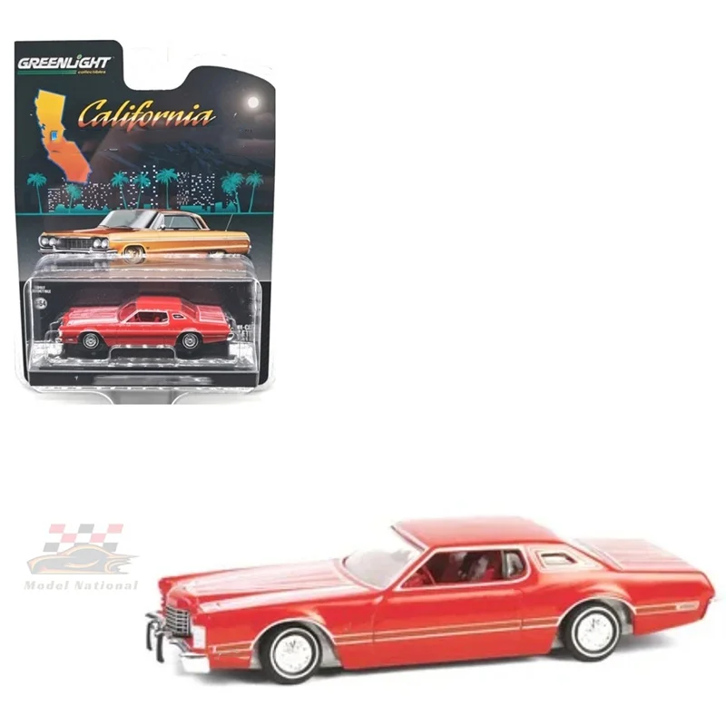 

1: 64 зеленый свет, Калифорния, низкая вечеринка, серия Coupe deVille, индивидуальная модель из сплава, коллекция орнаментов, подарок