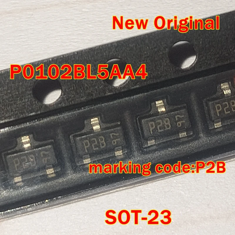 

1pcs to 100pcs P0102BL5AA4 New Original SOT-23 marking code:P2B 0.25A SCRs