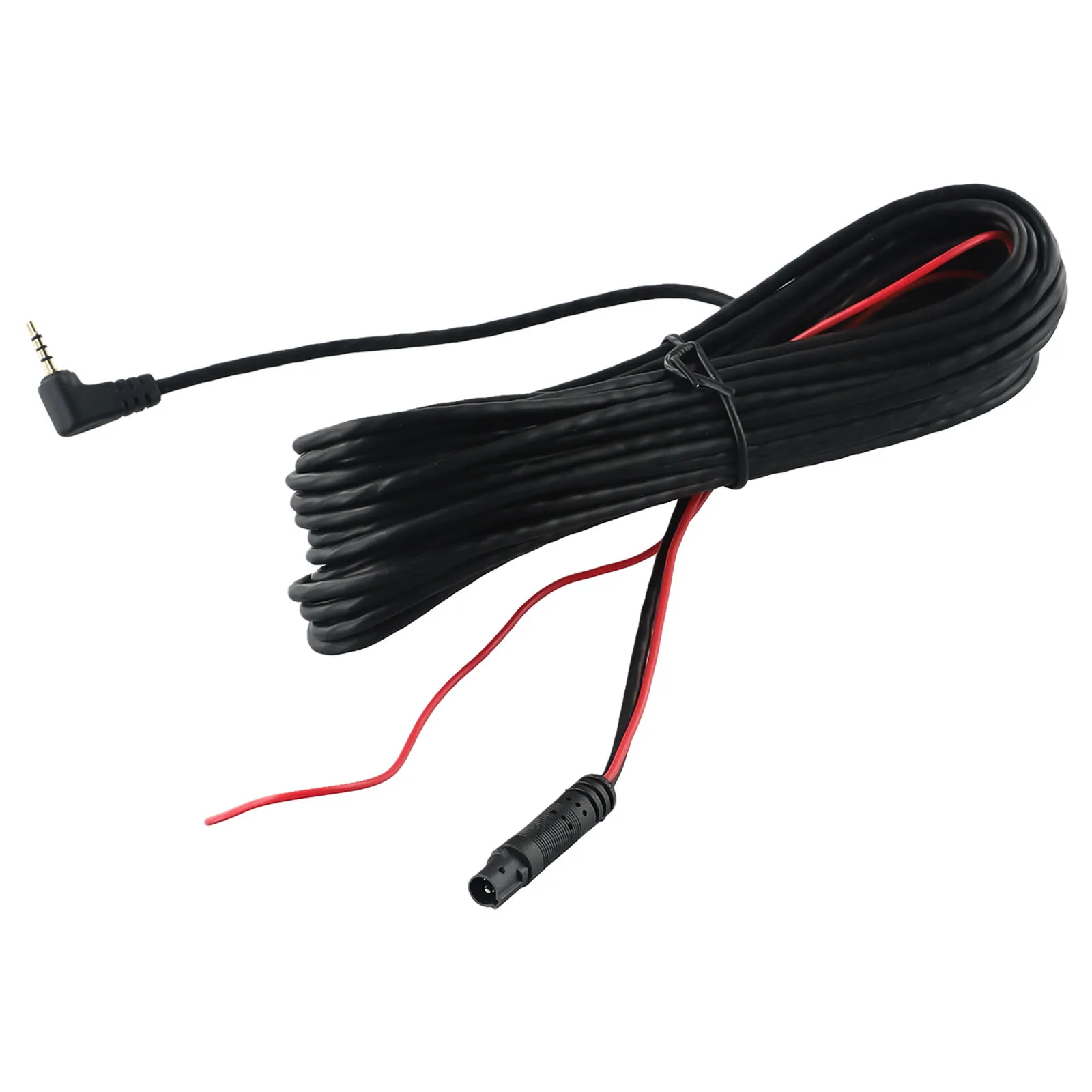 Car 9m Video Extension Cable DVR Backup Rear View Camera 2.5mm Extension Cable 5 Pin Cord Wire Black 12 V Power Outlet 250x2x2Cm