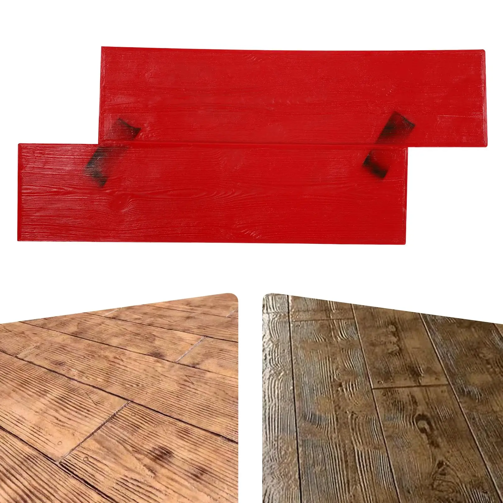 Concrete Stamp Mat Pu 28X12In Decorative Texture Skin for Stamped Pattern Finishes DIY Overlay Stone Pattern for Walls Floors, R