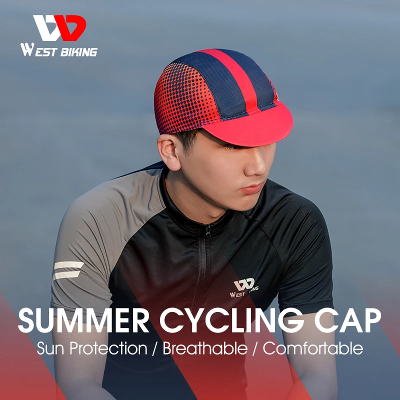 WEST BIKING Summer Sports Cap Quick Drying Hats Men Women Anti-UV Sun Hat MTB Road Bike Motorcycle Helmet Liner Cycling Headwear