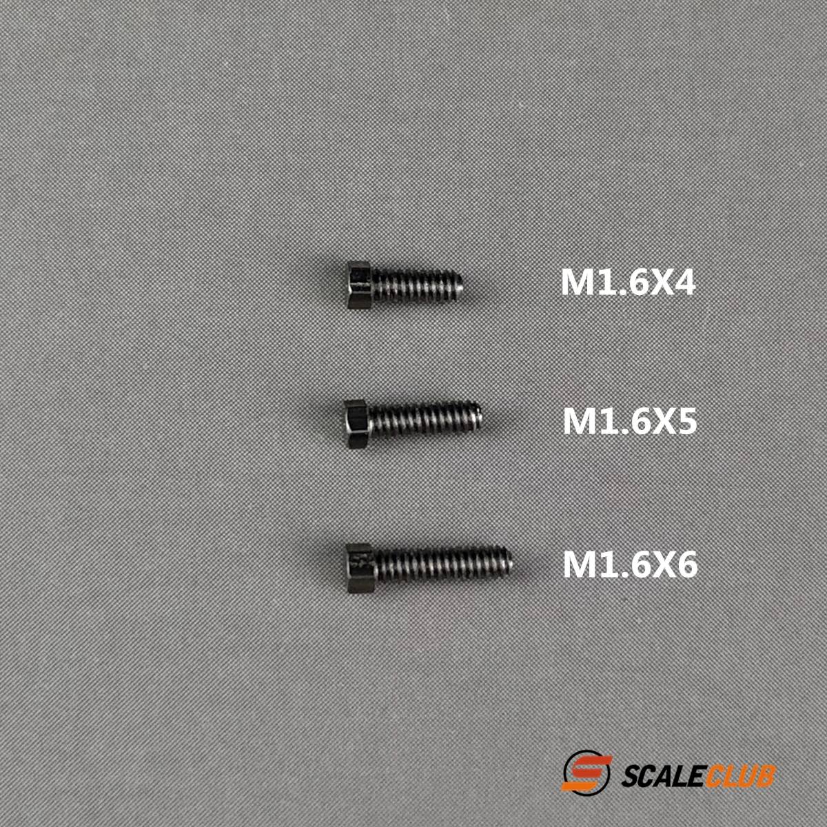 

Scaleclub Model Custom 1.6mm Nut Screw External Hexagon (2.0mm) Screw For Tamiya Lesu For Scania Man Actros Volvo Car Parts