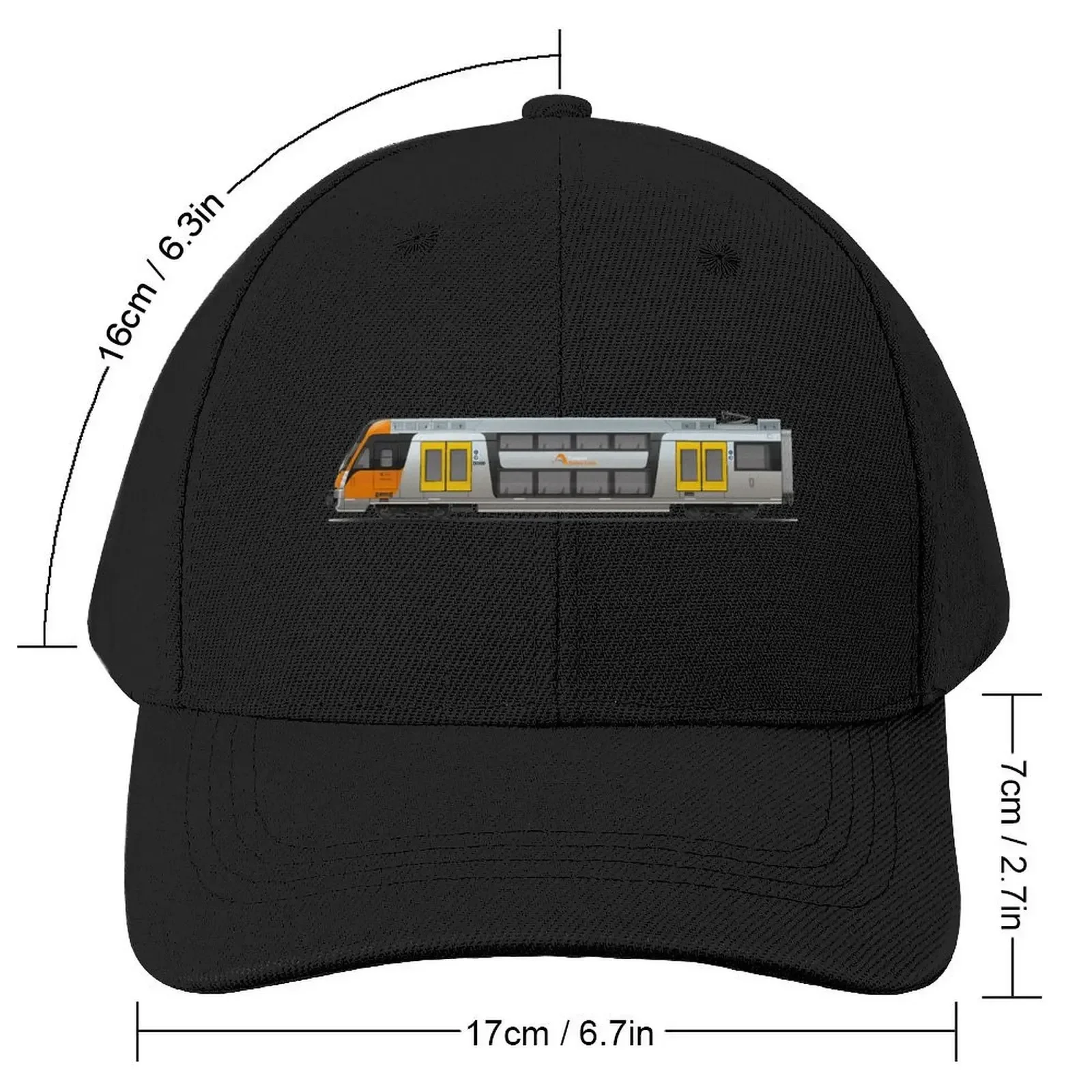 Sydney Trains B-Set Waratah, side view Baseball Cap Gentleman Hat Beach Outing Girl Men's