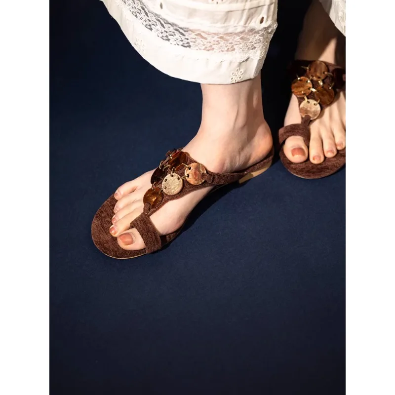 

Flip-flops, women's flat bottom slippers