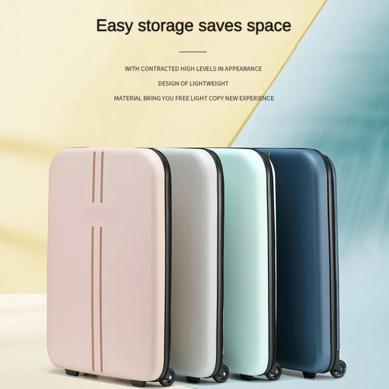 2024 New Foldable Upright Luggage Luggage Travel Business Portable Foldable Suitcase