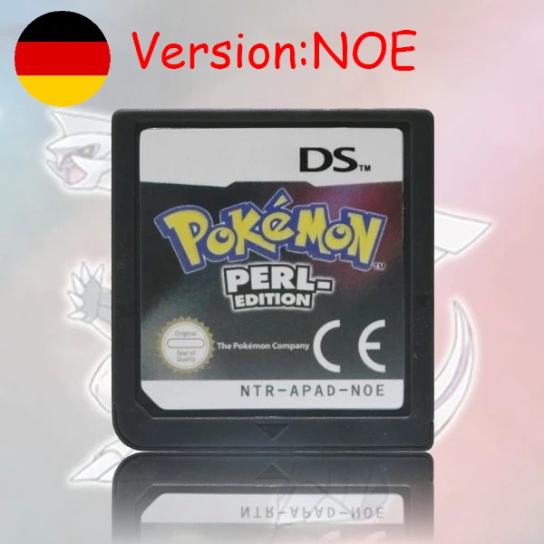 USA EUR FRA ITA NOE AUS ESP NDS Game Cartridge Pokémon Zwart Wit Platina Hartgoud Zilverzilver voor DS 2DS 3DS Console