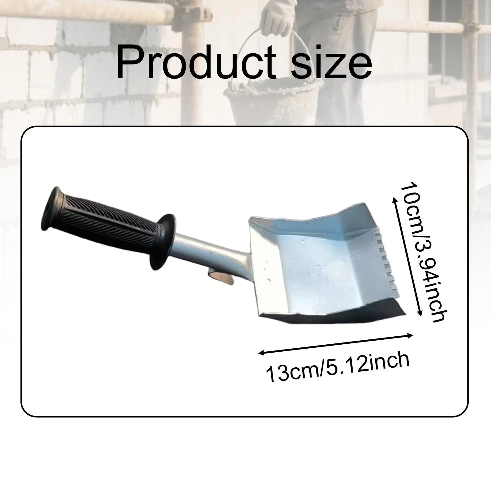 Cement Scoop Bricklaying Tool for Stonework Tile Installation Work Blockwork
