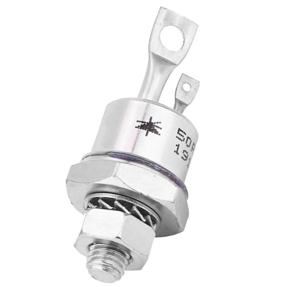 2PCS 50RIA120 Silicon Controlled Rectifier Controlled High Power Screw Type Thyristor Durable Motor Control Thyristor