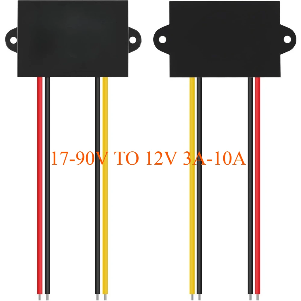 72V 60V 54V 48V 36V 24V to 12V 10A 8A 5A 3A Регулятор 48V DC DC Buck Автомобиль Грузовик Автобус Такси Автомобильный понижающий преобразователь напряжения