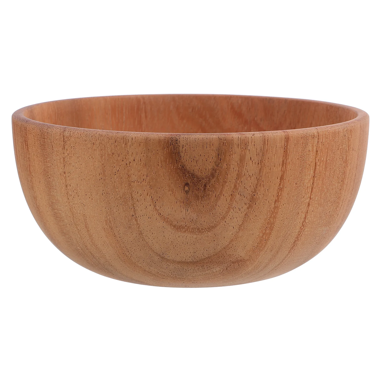 

Rustic Wooden Bowl Large Salad Fruit Bowl Natural Wood Kitchen Serving Portable Minimalist Design Rounded Edges Versatile Indoor