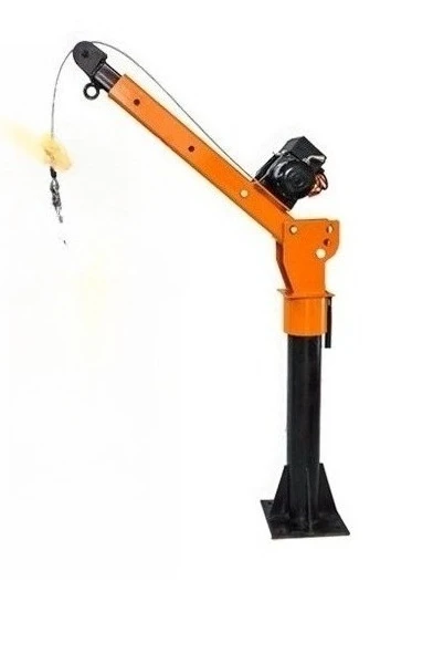 48V Truck Crane 12v Truck Crane 24v 220v Small Cantilever Crane 2 Tons Rack Truck Lift