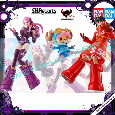 ของเล่นฟิกเกอร์อนิเมะวันพีซ บันได วันพีซ เอส.เอช.ฟิกัวร์อาร์ต ทอนี่ ช็อปเปอร์ ลูฟี่ จิวเวลรี่ โบนนี่ ฟิวเจอร์ไอส์แลนด์ อีกี้เฮด วัสดุพีวีซี มีสินค้าในสต็อก