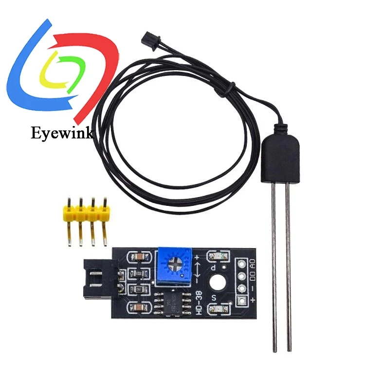 Soil Moisture Sensor Detector Module Soil Moisture Test Soil Humidity Test Corrosion Resistance Probe For Arduino