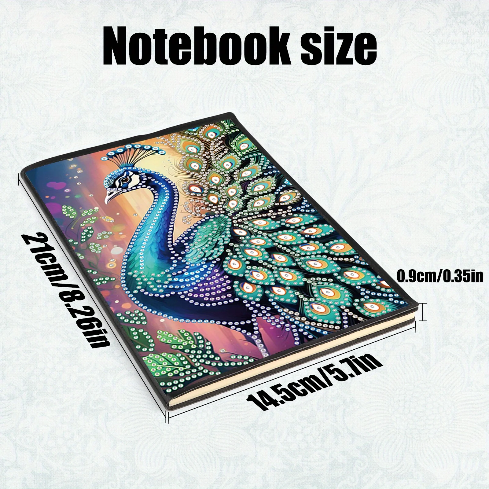 الطاووس ديي شكل خاص لوحة فنية  - مراجعة Art Craft Notebook وسعره