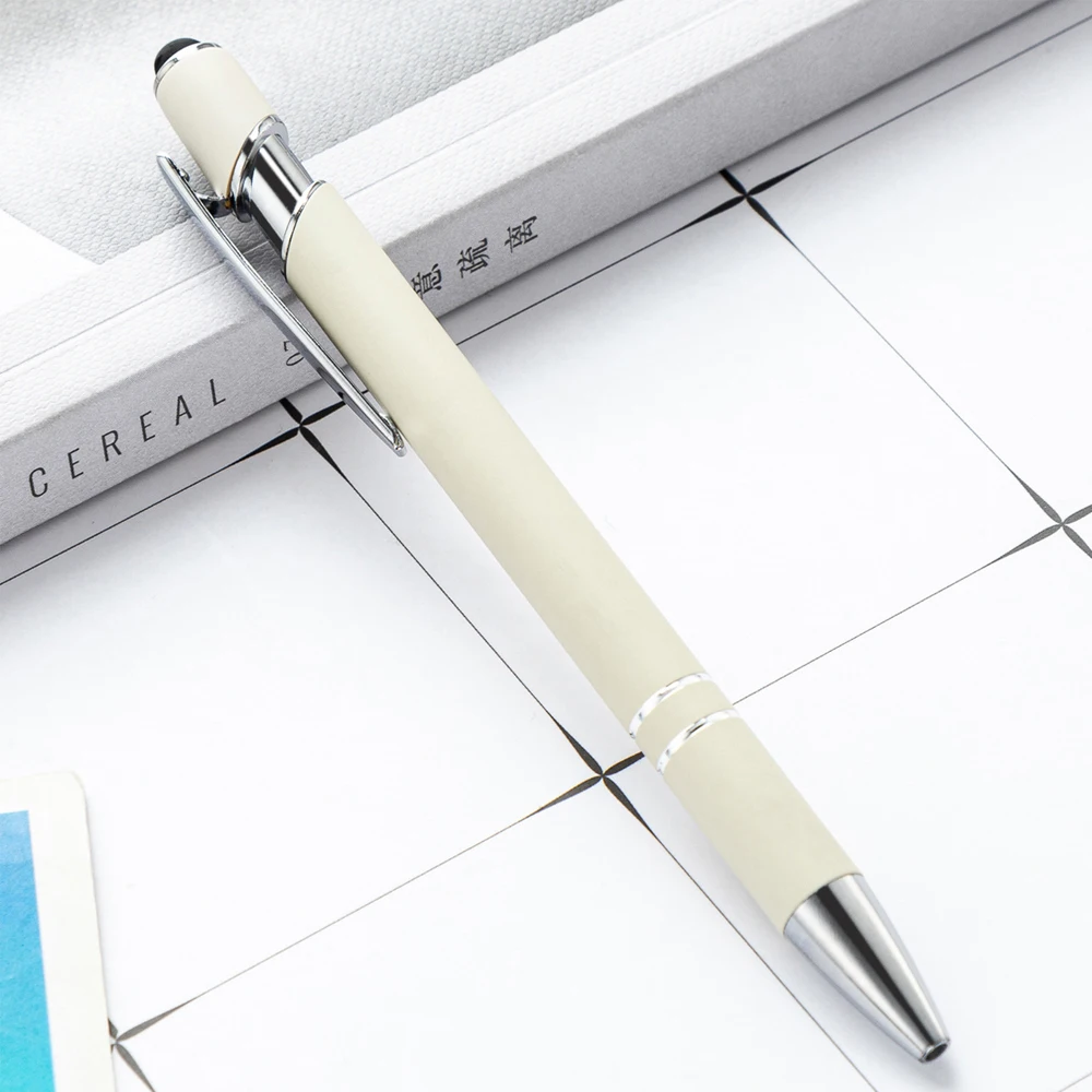 Bolígrafo De Metal con pantalla táctil, suministros escolares de oficina, 1 pieza