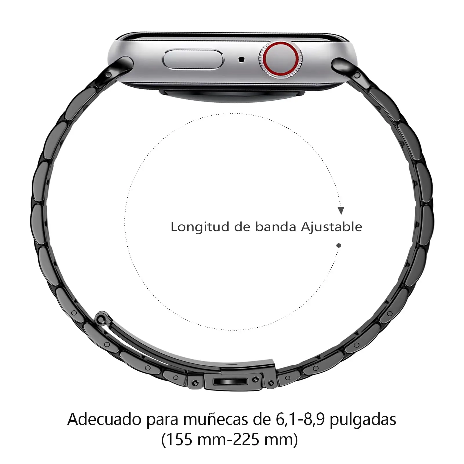 Stainless Steel Band For Apple Watch Strap 45mm 41mm 38mm 40mm 44mm smart watch Metal Bracelet iwatch Series 7 6 5 4 3 SE 8