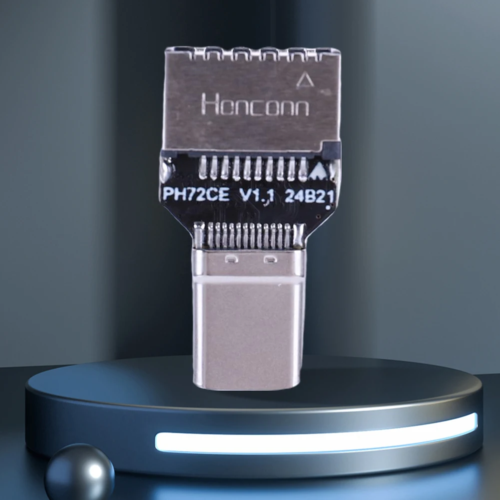 

Передний адаптер хост-бокса для компьютера PH721CE Тип E «мама» на тип C «папа», удлинитель компьютерного хост-бокса, конвертер USB3.1