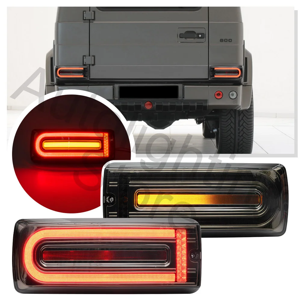 

LED Sequential turn signal light brake Tail Light Assy for 1990-2018 Benz W463 G-Class G230 G300 G500 G550 G55 G63 AMG W/bracket