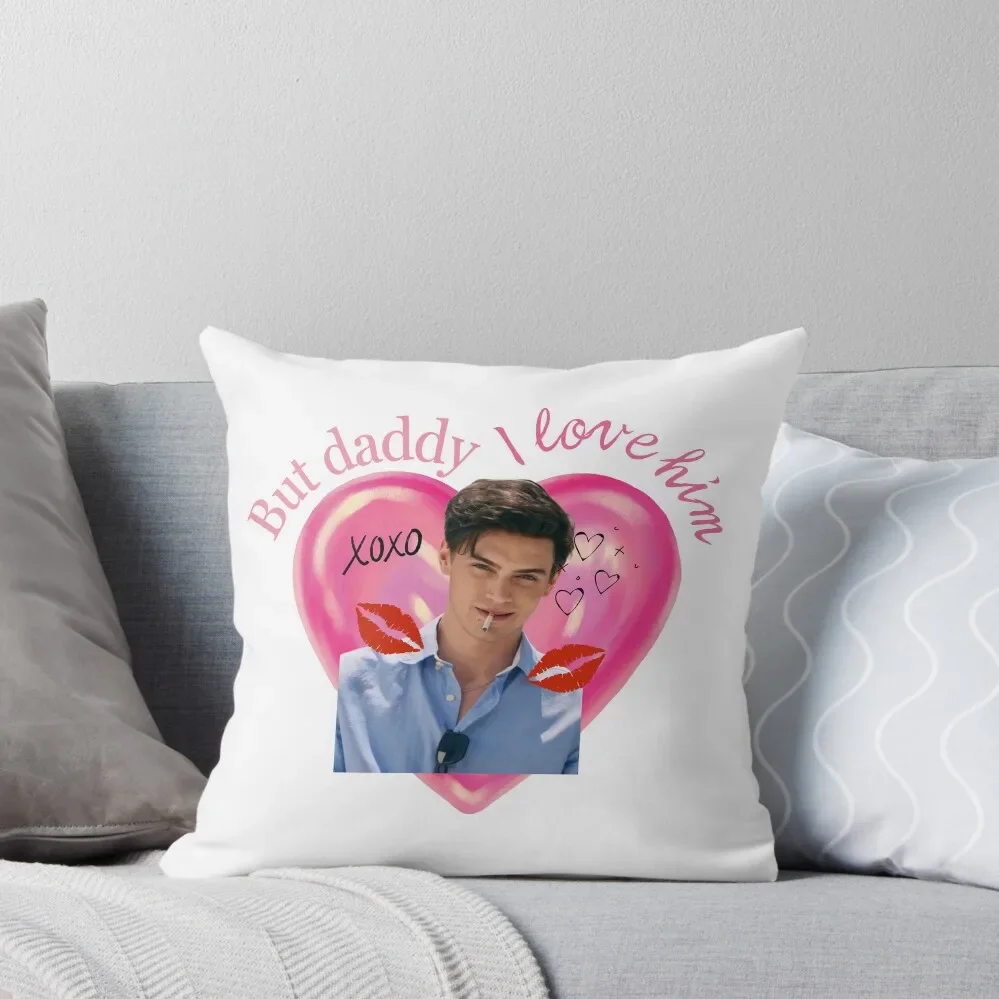 But daddy I love Nicholas Leister Throw Pillow Pillow Case Christmas Pillows christmas decorations 2025 pillow