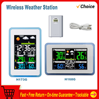 Wireless Home/Office Weather Station Color Digital Clock 433MHz Temperature Tester Hygrometer Weather Forecast Table Clock