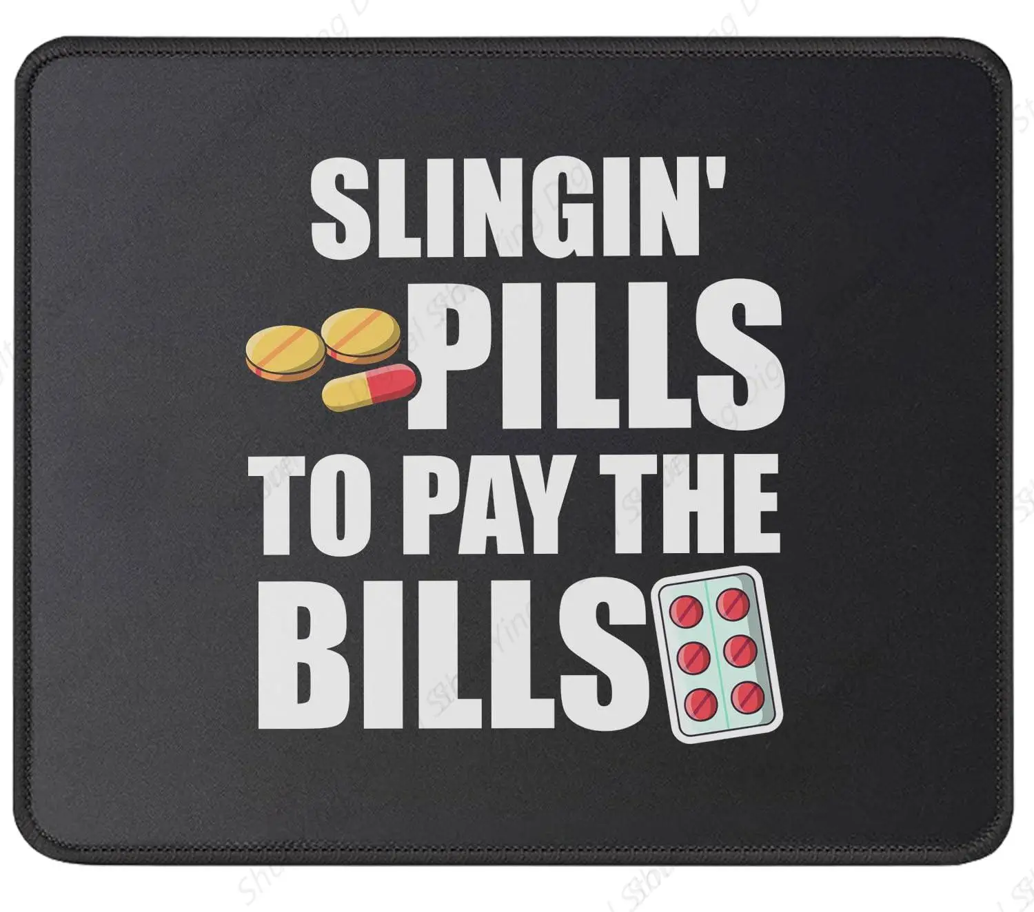 Коврик для мыши Slingin 'Pill Payment Bill, подарок для фармацевта, аптеки, медсестры, компьютерных игр, коврик для мыши 25*30 см