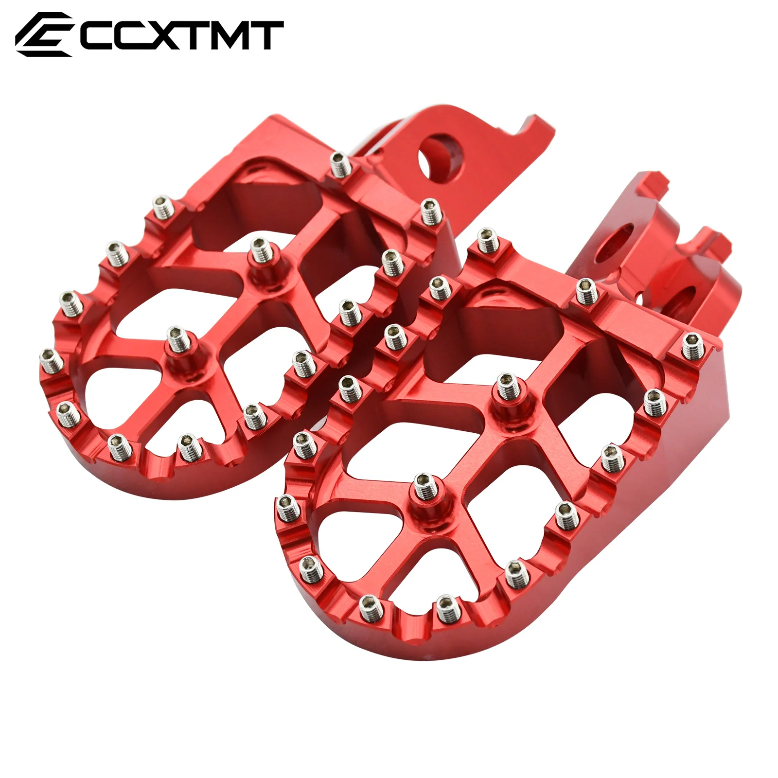 For Honda CR 125R 250R CRF 150R 250X 250RX 450R 450X 450RX 450L 1000L 250L 250M Motorcycle CNC Foot Pegs Rests Pedals Footpegs