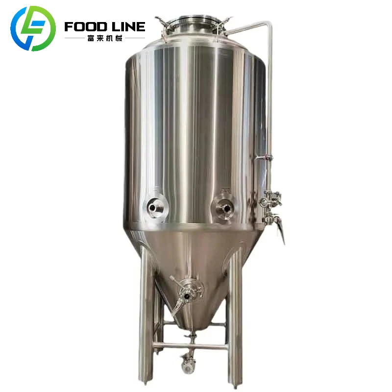 

200L Brewery Vertical Fermenter Tank Stainless Steel Cooling Jacketed Conical Beer Fermentation Tank