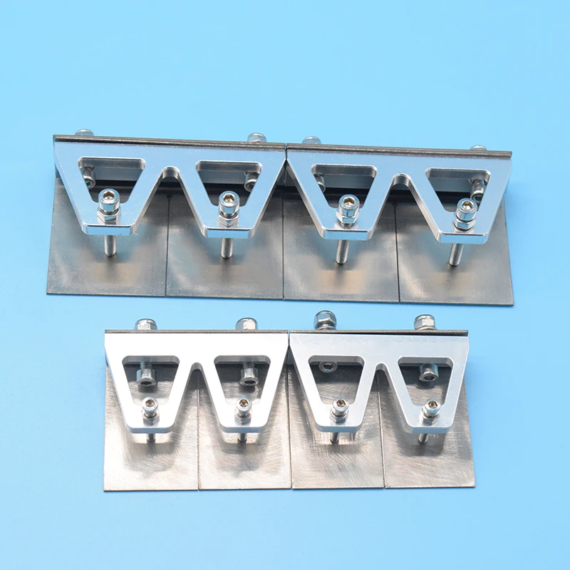 1Pair Trim Tab Plate for Marine Thickened Big/Middle Metal Trim Flaps Spare Parts for RC Petrol/Electric Boat/Marine