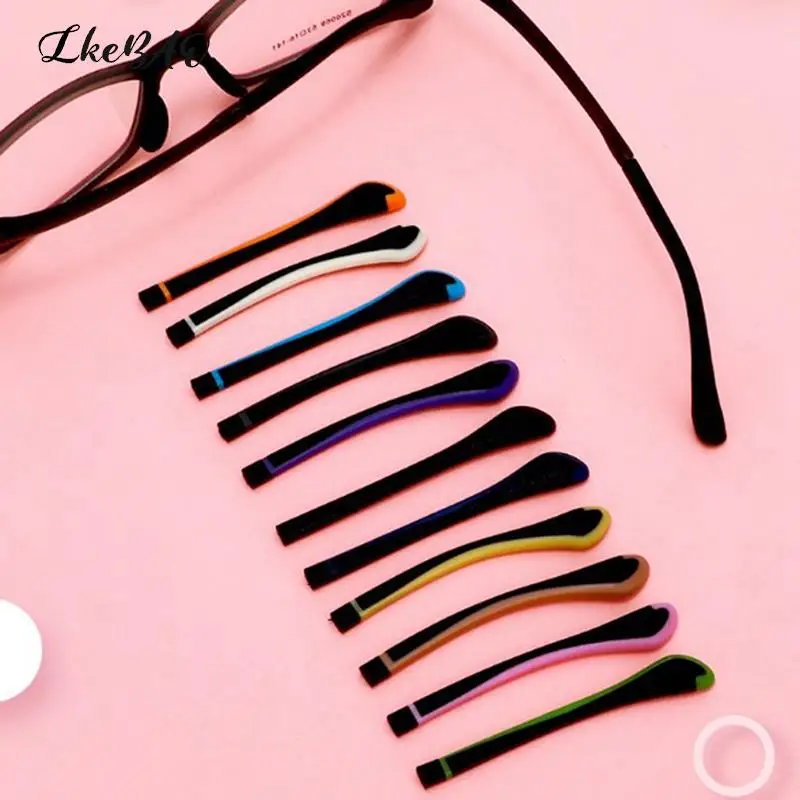 

1pair Anti Slip Ear Hook Silicone Grip Temple Tip Holder Eye Glasses Accessories Eyeglass Eyewear Accessories