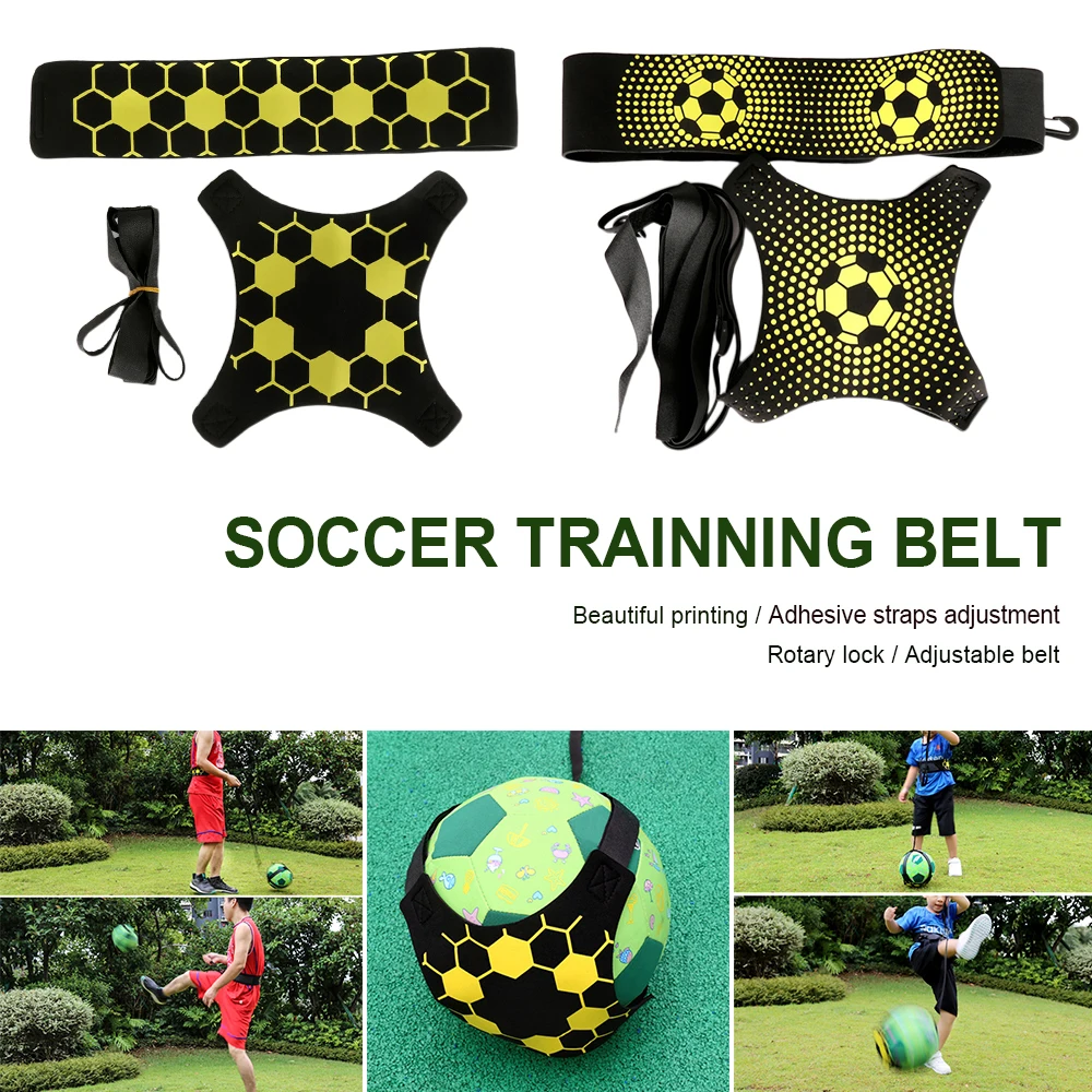 Soccer Training Belt, Detachable, Durable Hook and Loop Design, Adjustable Waist Belt, Football Accessories, 1Pc