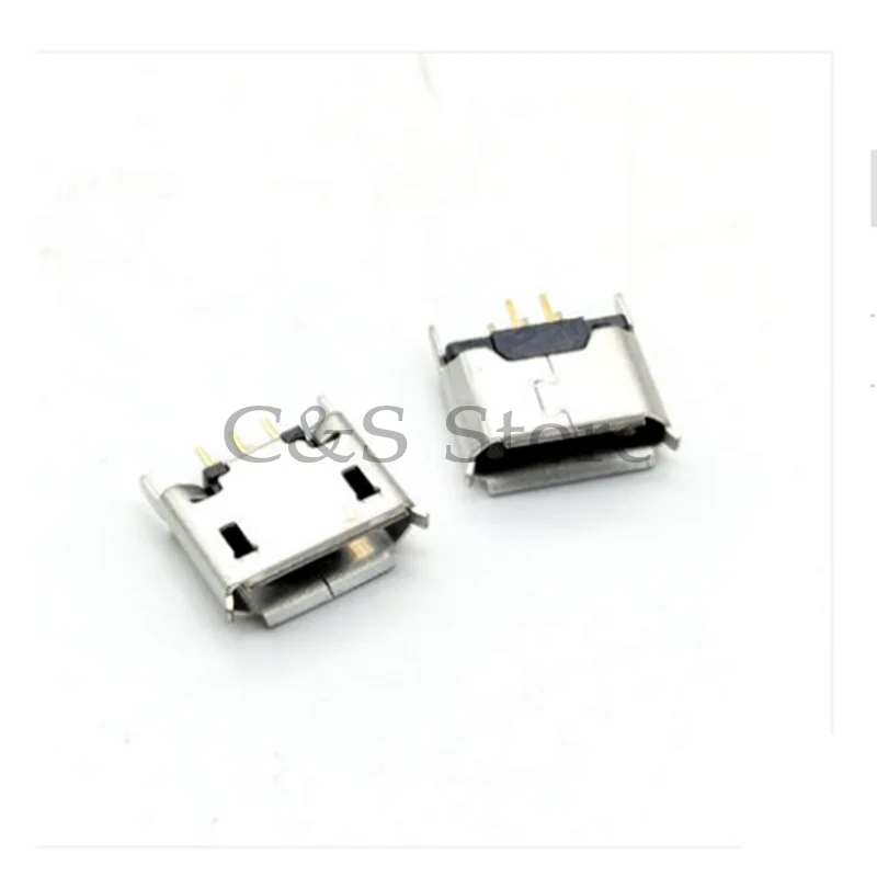 10pcs Vertical MICRO mini USB 5pin female seat 180 degrees jack 5P Direct plug-in USB connector