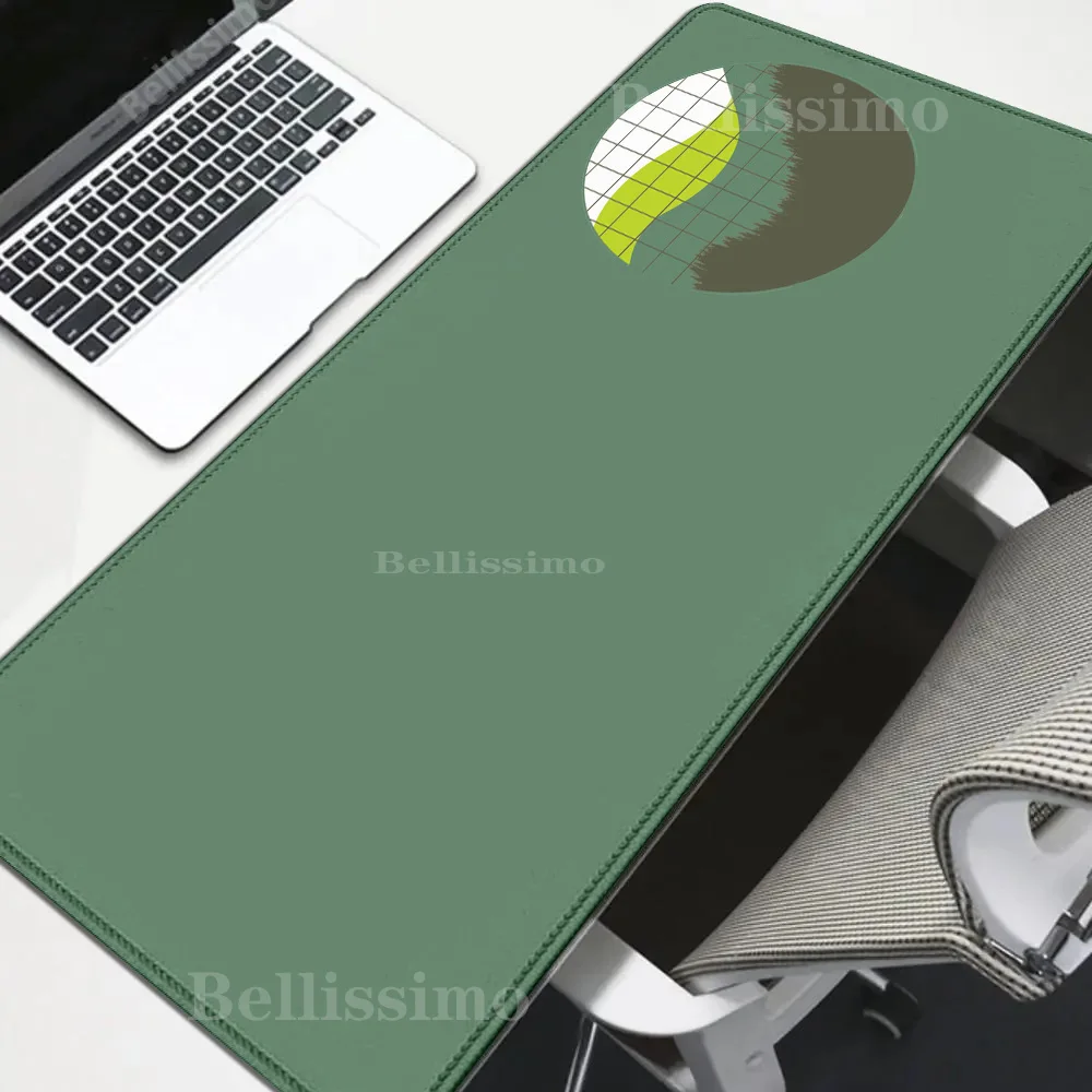 Green theme style Anime Mouse Pad Gamer Computer New HD Mousepad Non-Slip offices accessories Natural Rubber Computer Desk Mat