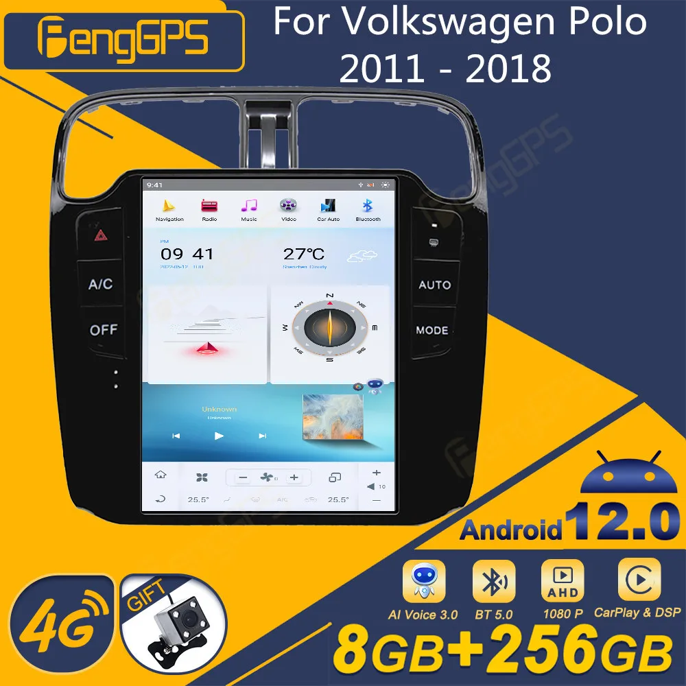 

Qualcomm 8 Core For Volkswagen Polo 2011 - 2018 Android Car Radio Tesla Screen 2Din Stereo Receiver Autoradio Multimedia Player