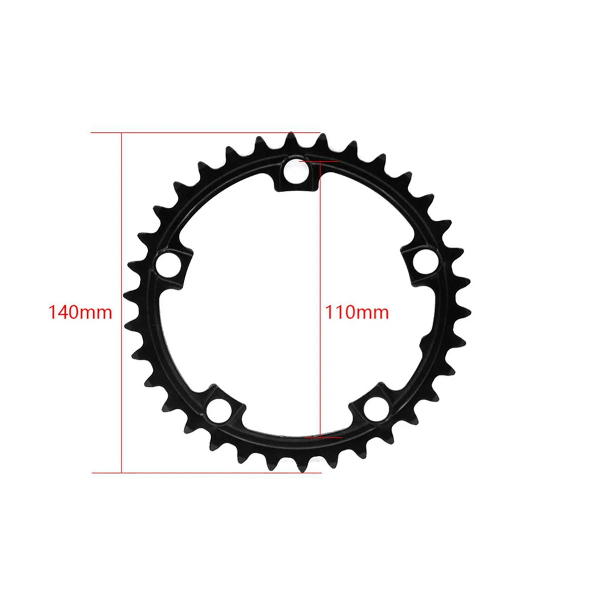 A72Z 2X 34T Bicicletta Elettrica Bici E-Bike Anello Catena Accessori Ruota per TSDZ2 TSDZ-2B Motore Mid Drive