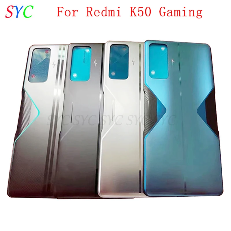 

Original Rear Door Battery Cover Housing Case For Xiaomi Redmi K50 Gaming Back Cover with Adhesive Sticker Logo Repair Parts