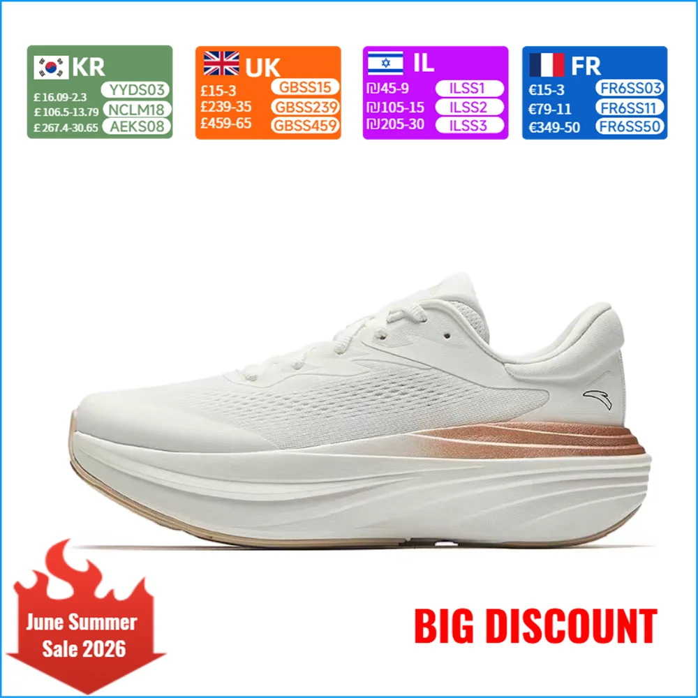 Anta Travel Step 2S: Удобные низкие кроссовки для бега с технологией A-GRIP, Anta PG7: Стильные женские кроссовки для бе