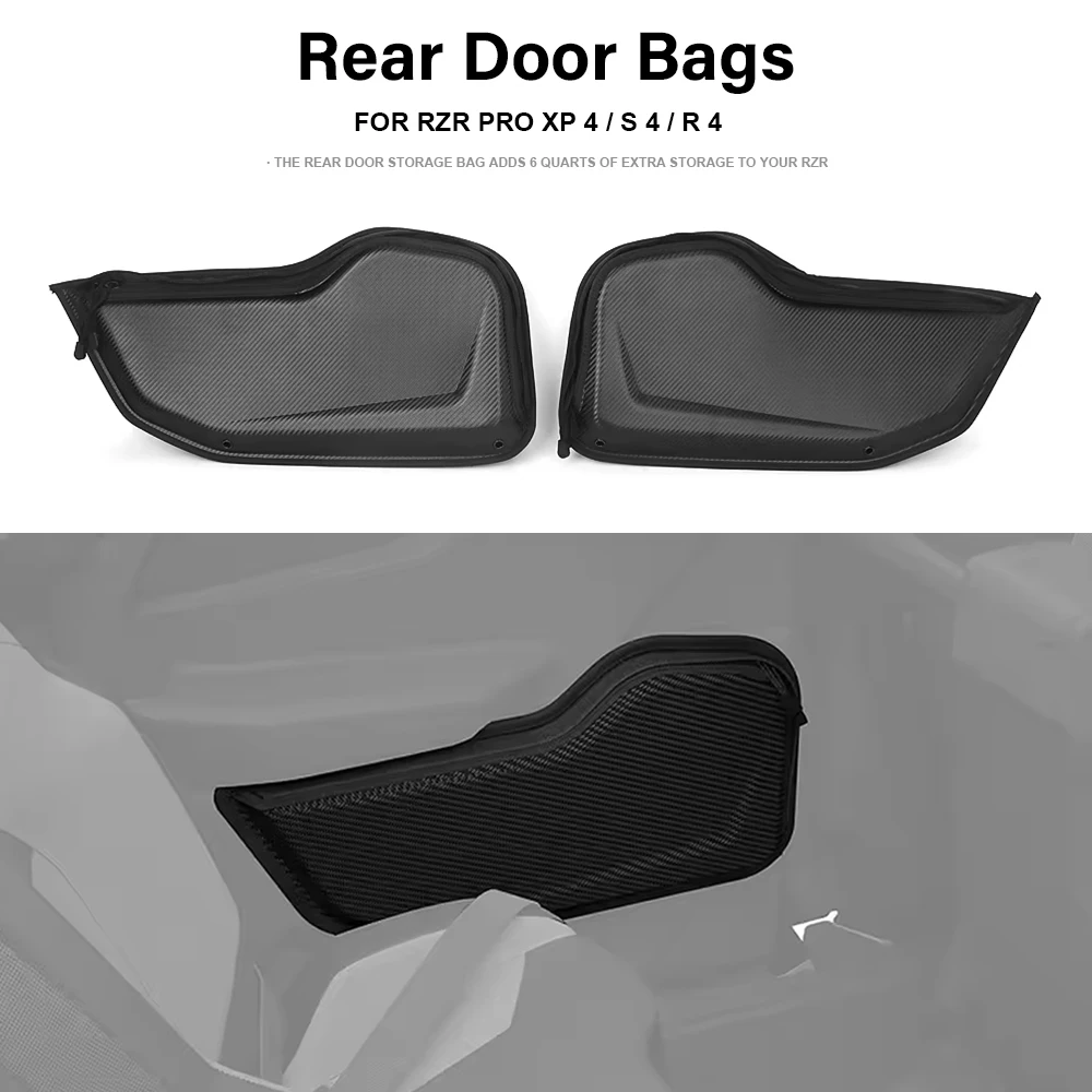 

PRO XP UTV 6 Quart Storage Tool Bags Side Rear Door Bags For Polaris RZR Pro S PRO R XP 4 Accessories Waterproof