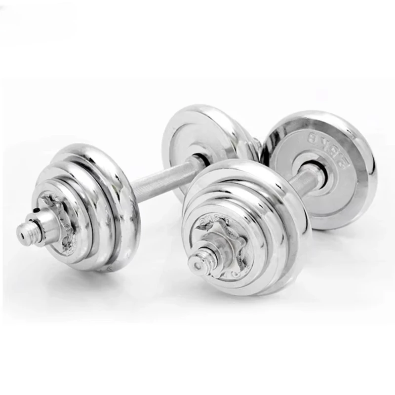Weight Training Adjustable Dumbbells Barbell