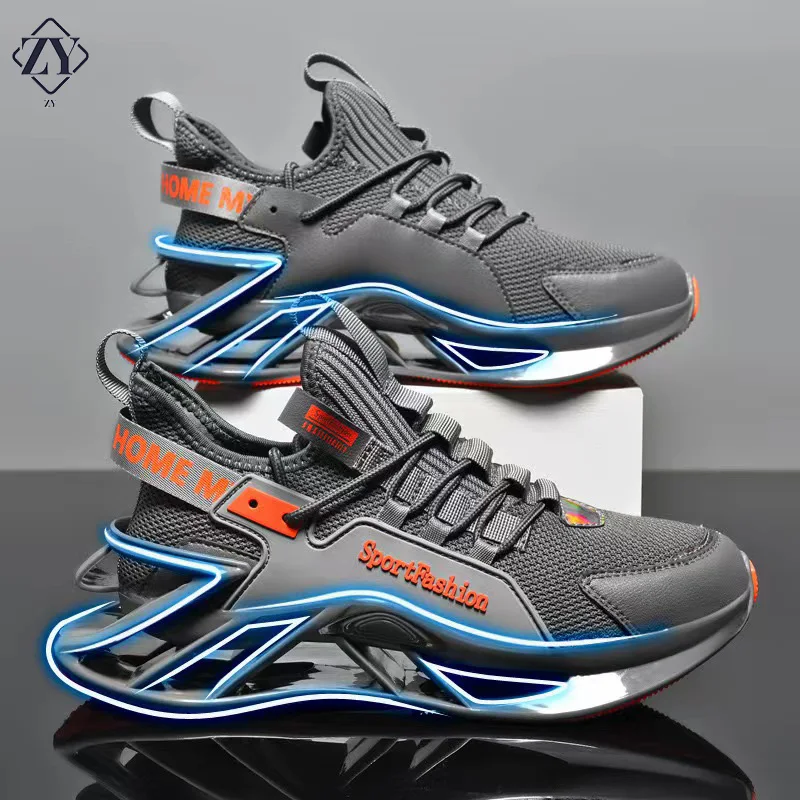 

Men's Running Shoes Breathable Sneakers Jogging Shoes Fashion Antiskid Damping Sports Shoe Training Casual Shoe ventilate