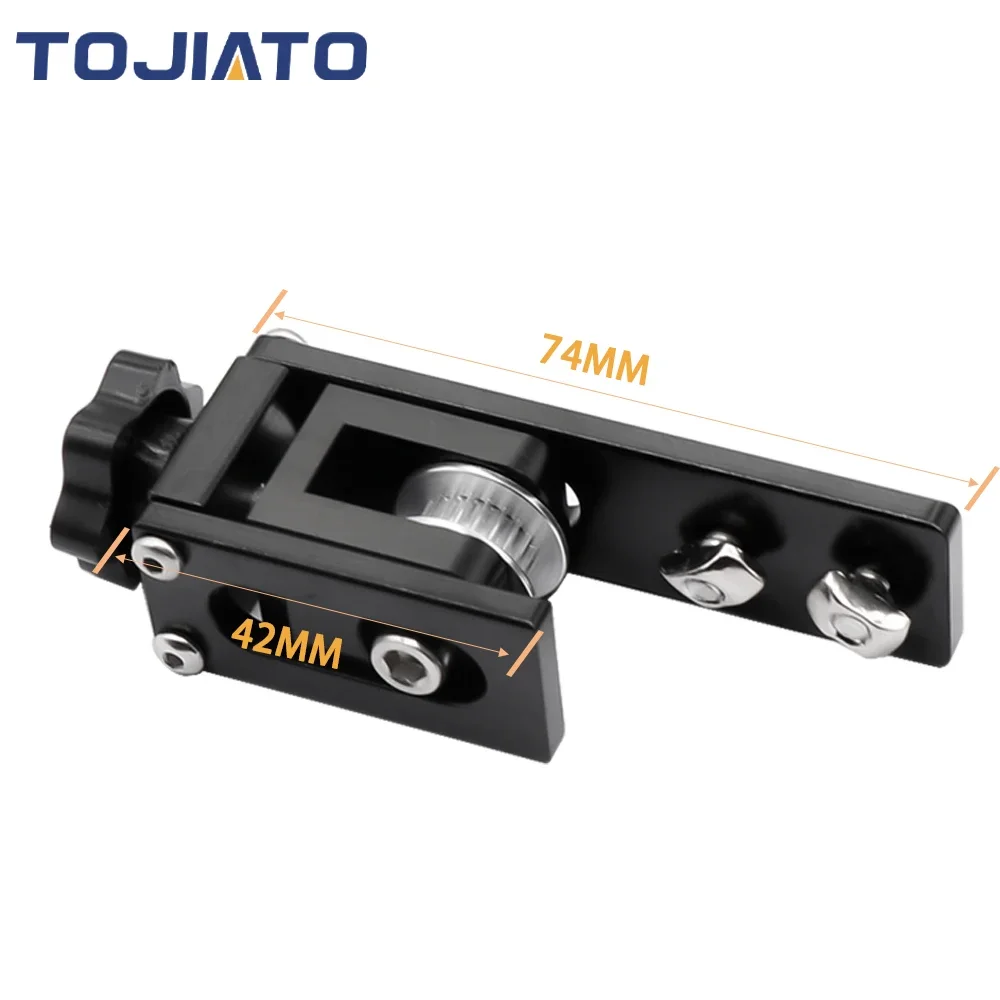 Tojiato Upgrade 2020 X Axis V-Slot Profile Synchronous Belt Stretch Straighten Tensioner For Ender 3 CR-10 DIY 3D Printer Parts