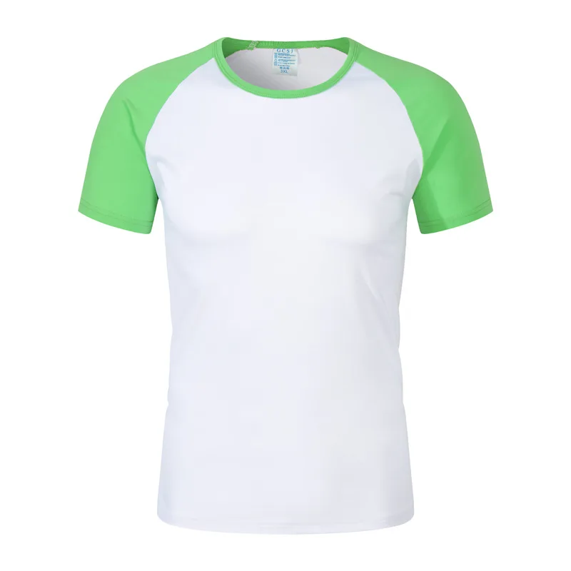 Raglan Modal Polyester Sublimation White Blank Shirts for Adult Kids Summer Casual Short Sleeve T-Shirts Family Matching Outfits