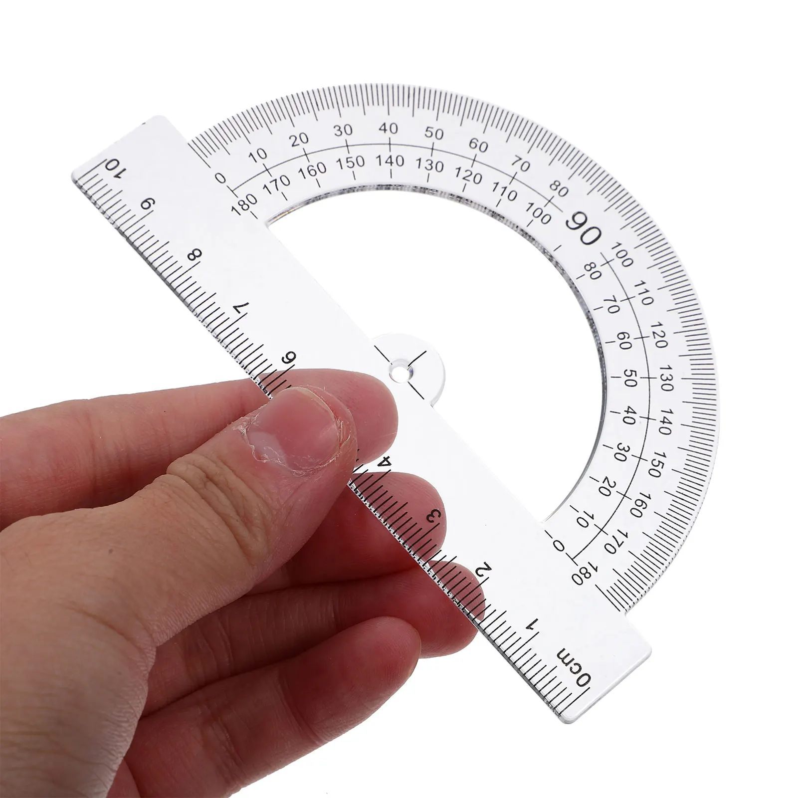 2 Sets Geometry Tool Architecture Drawing Supply Triangle Ruler Office and Protractor Scale Drafting