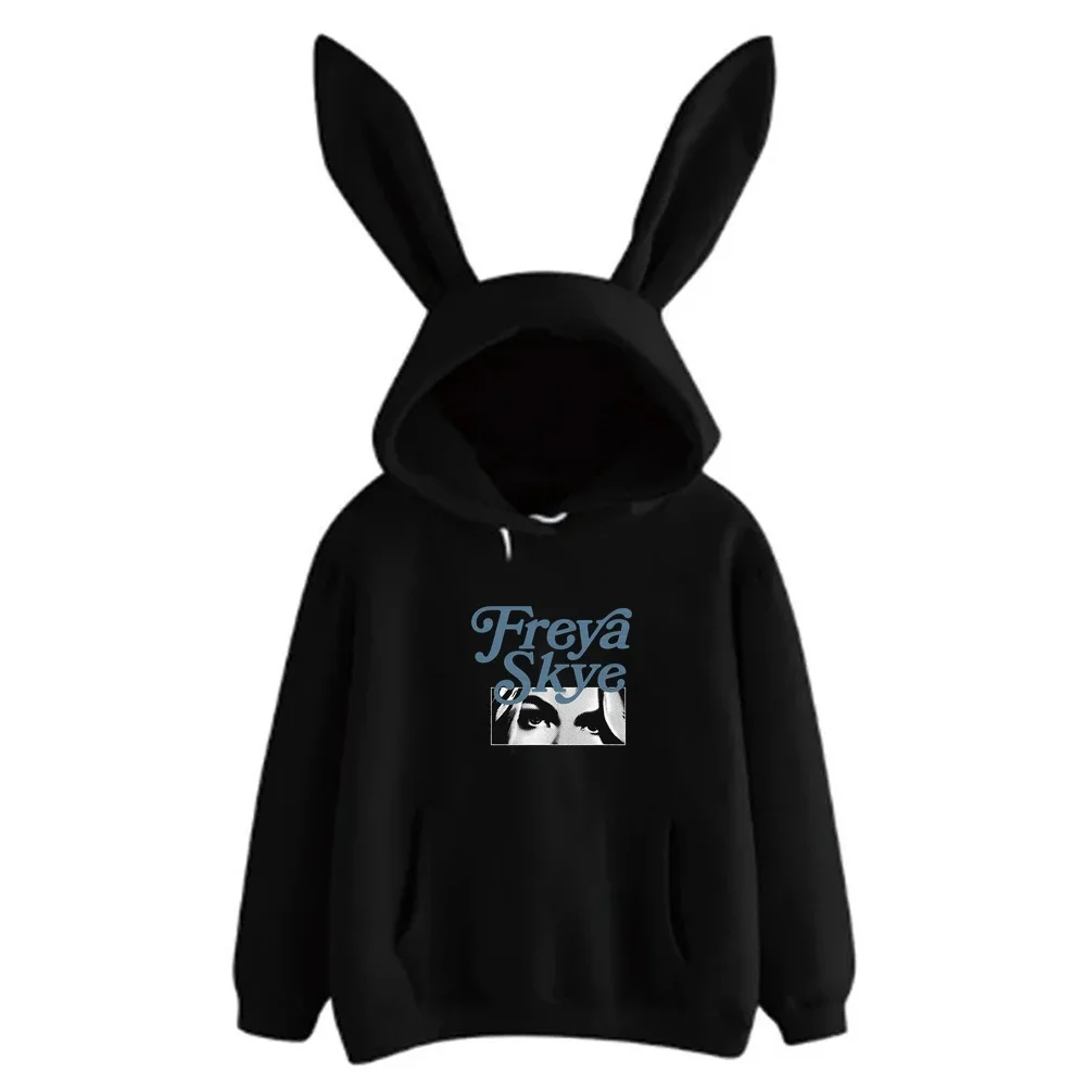 Freya Skye hoodies women fashion tops y2k 2000s gothic cutecore Female Women Loose